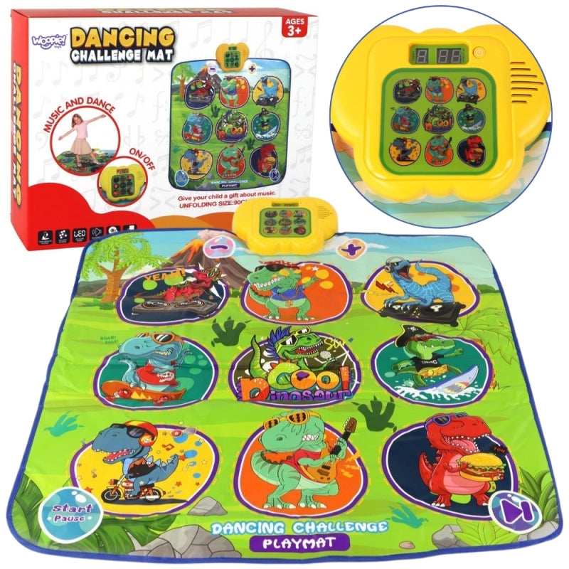 WOOPIE Dinosaur Music Mat Arcade Dance Game