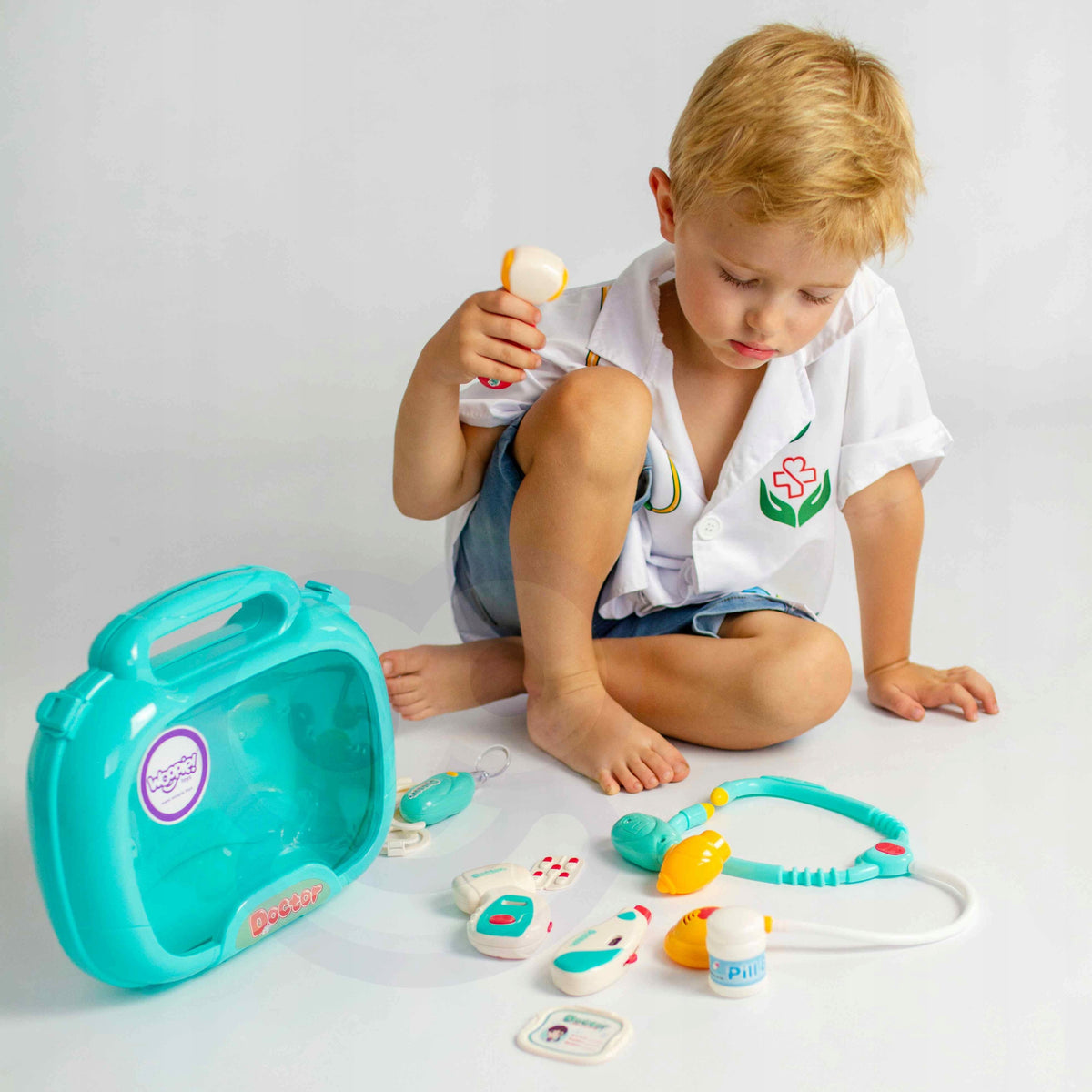 WOOPIE Doctor's Little Doctor's Kit in Suitcase Light Sound + Ac. Brand Woopie