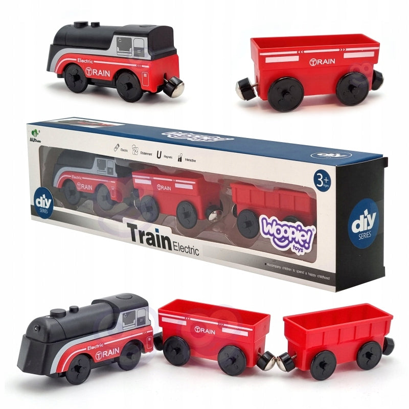 WOOPIE LOCOMOTIVE ELECTRIC TRAIN WAGONS FOR MAGNET 3 YEARS+ Manufacturer code 41496