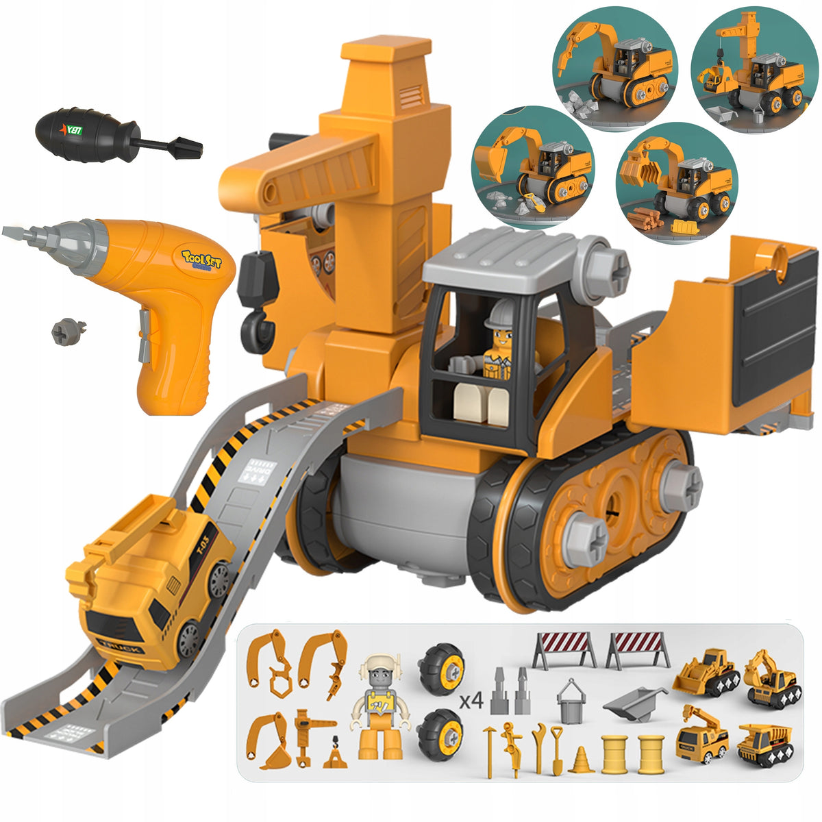 WOOPIE Mega Construction Site 5in1 XXL DIY Twisting Kit