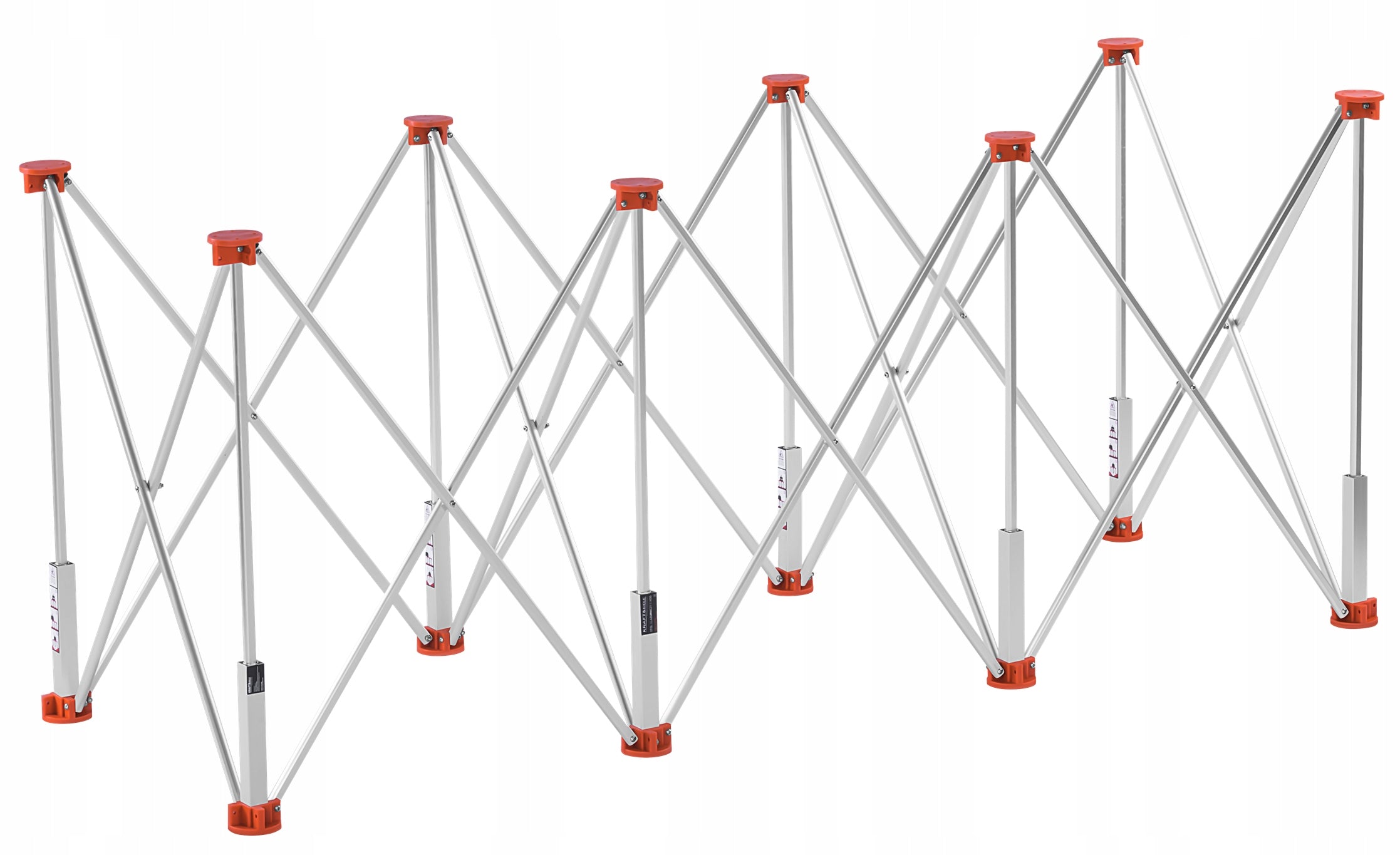 WORK TABLE FOLDING 8 LEGS GLAZING LARGE FORMATS 170x60mm 800kg SPIDER Manufacturer code KD11980