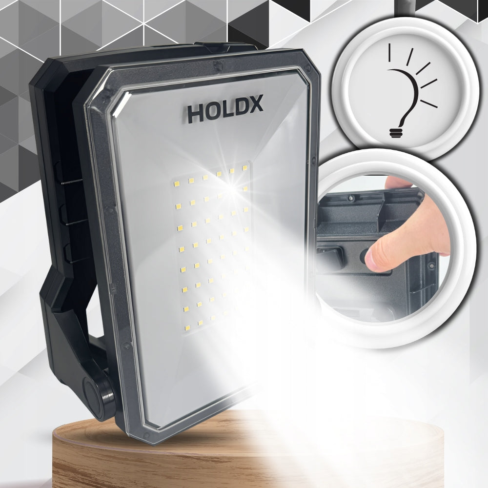 WORKING LAMP HALOGEN LED FOR BOSCH WITH USB 6500K PORTABLE CONSTRUCTION STRONG Brand HOLDX