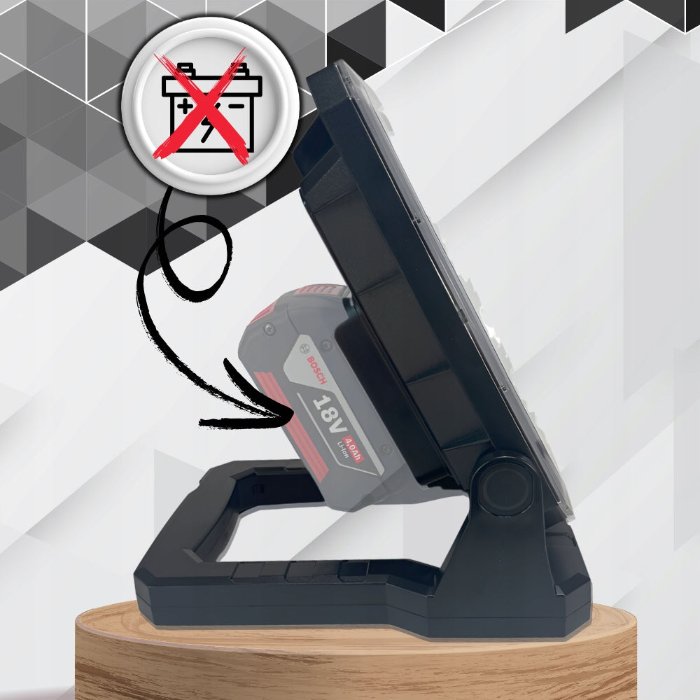 WORKING LAMP HALOGEN LED FOR BOSCH WITH USB 6500K PORTABLE CONSTRUCTION STRONG Manufacturer code HALOGEN DO BATERII BOSCH