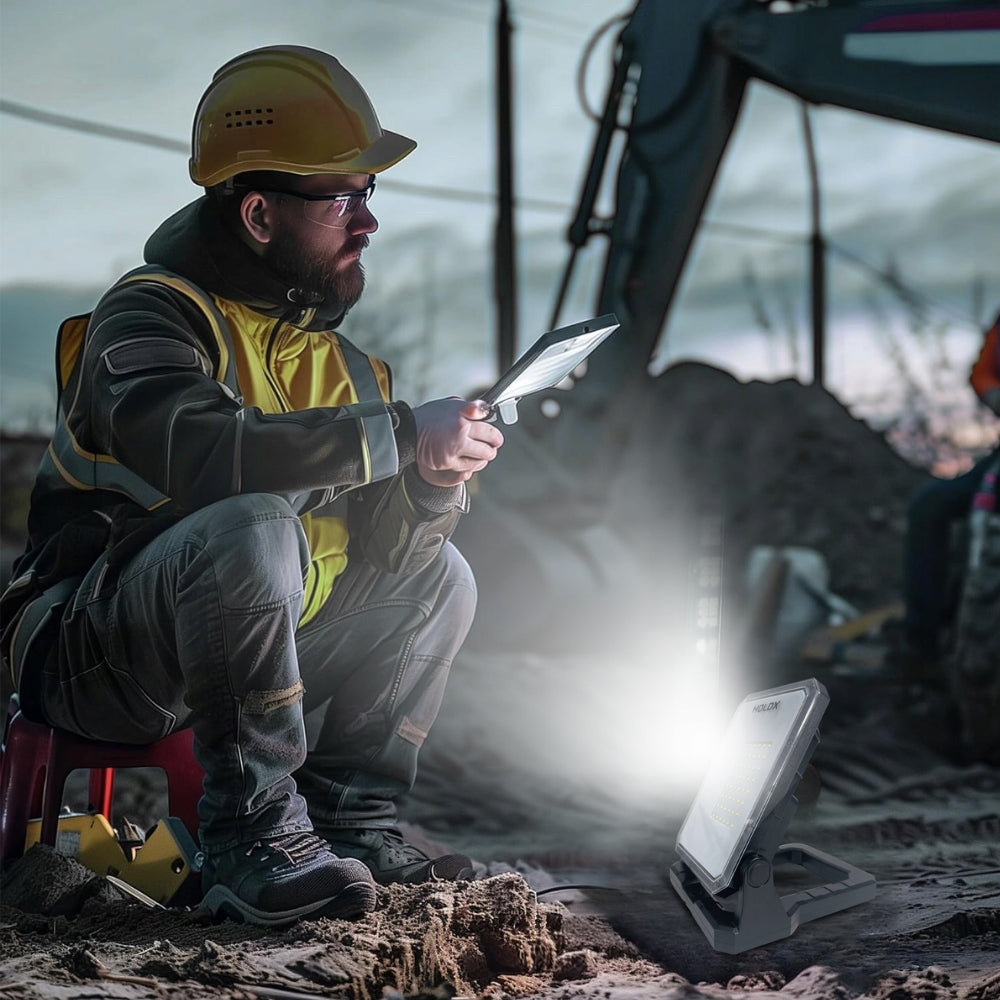 WORKING LAMP HALOGEN LED FOR YATO WITH USB 6500K PORTABLE CONSTRUCTION STRONG Light color white