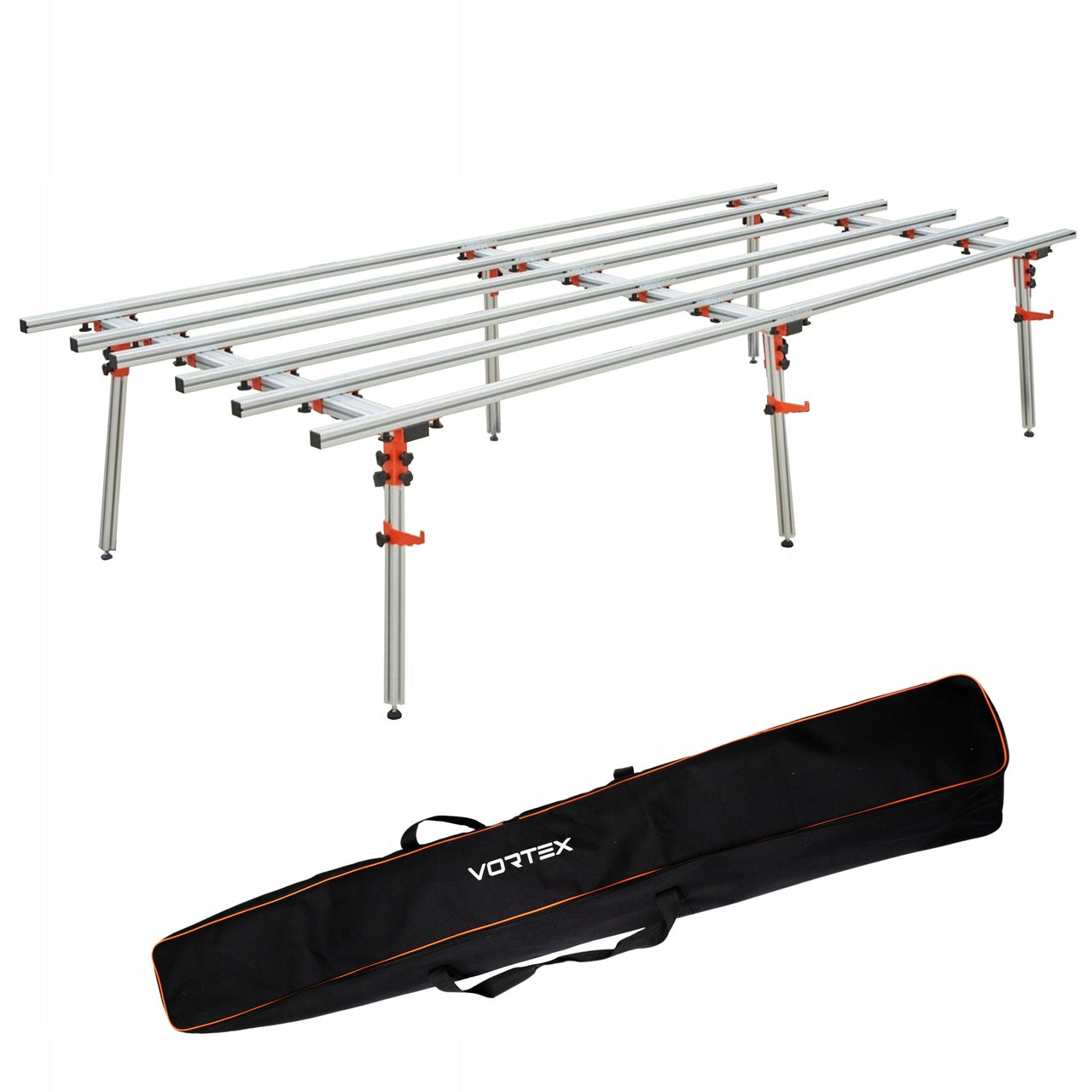 WORKING TABLE FOR TILES LARGE FORMAT GLAZING ALUMINUM 360x150 Packaging status original