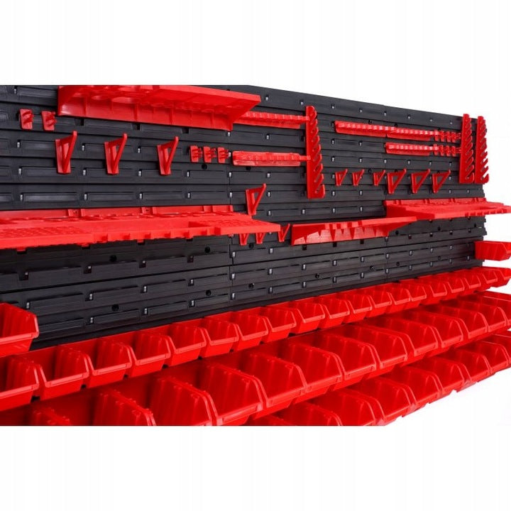 WORKSHOP BOARD TOOL ORGANIZER WORKSHOP 170X78CM WALL NEW Color red