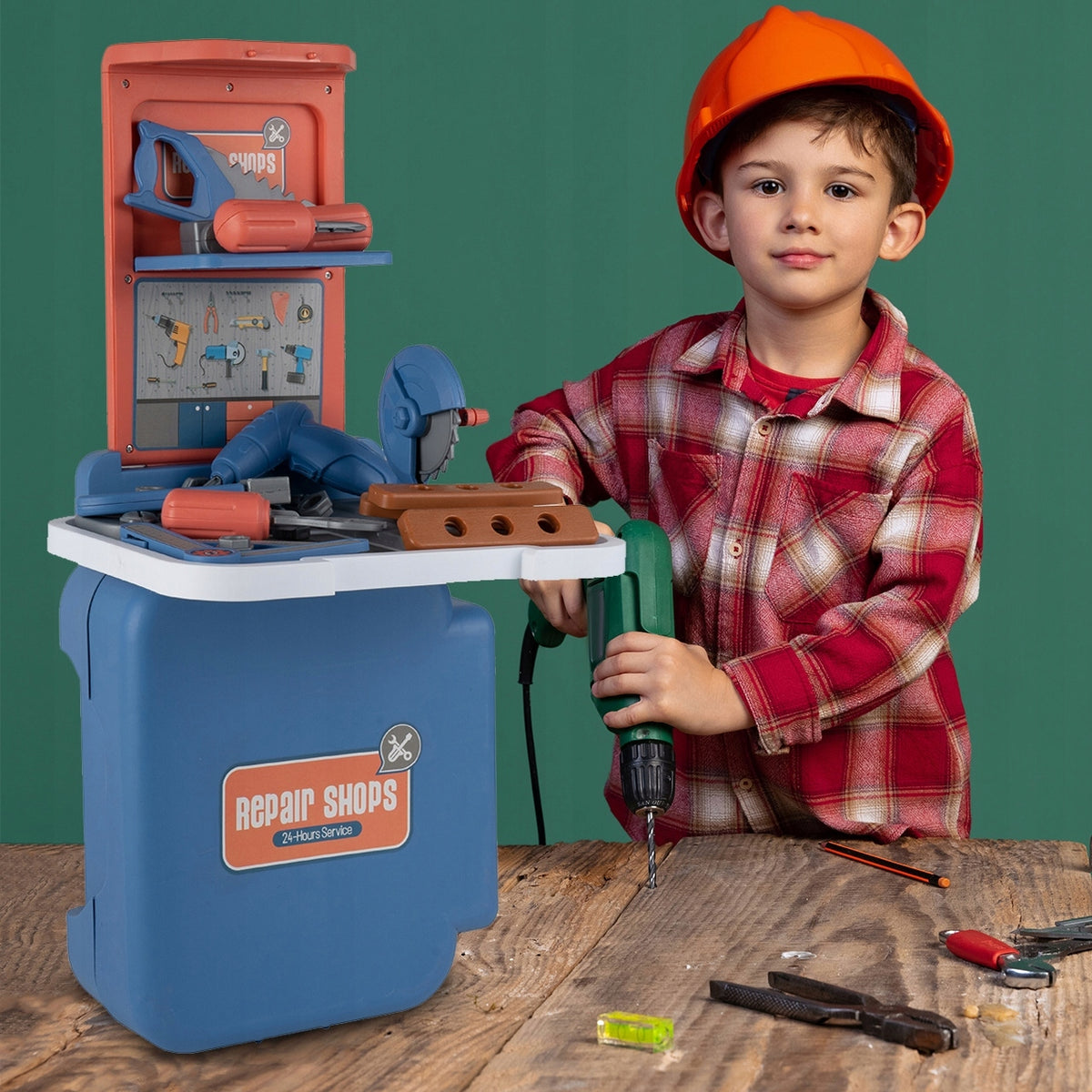 WORKSHOP DIY KITTOOL TOOL BOX DRILL 43 ELEMENTS Manufacturer code 0812