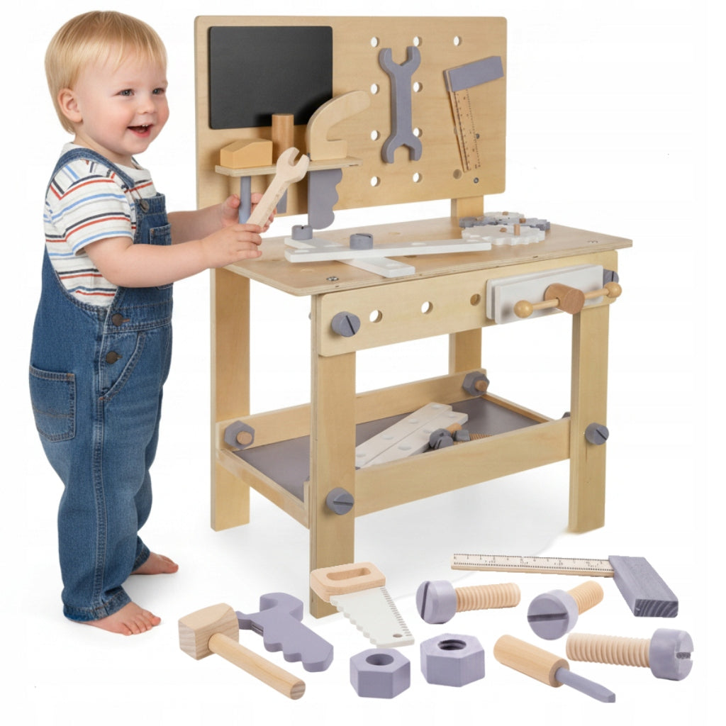 WORKSHOP FOR A SMALL DIYER TABLE WITH ACCESSORIES TOOLS GIFT