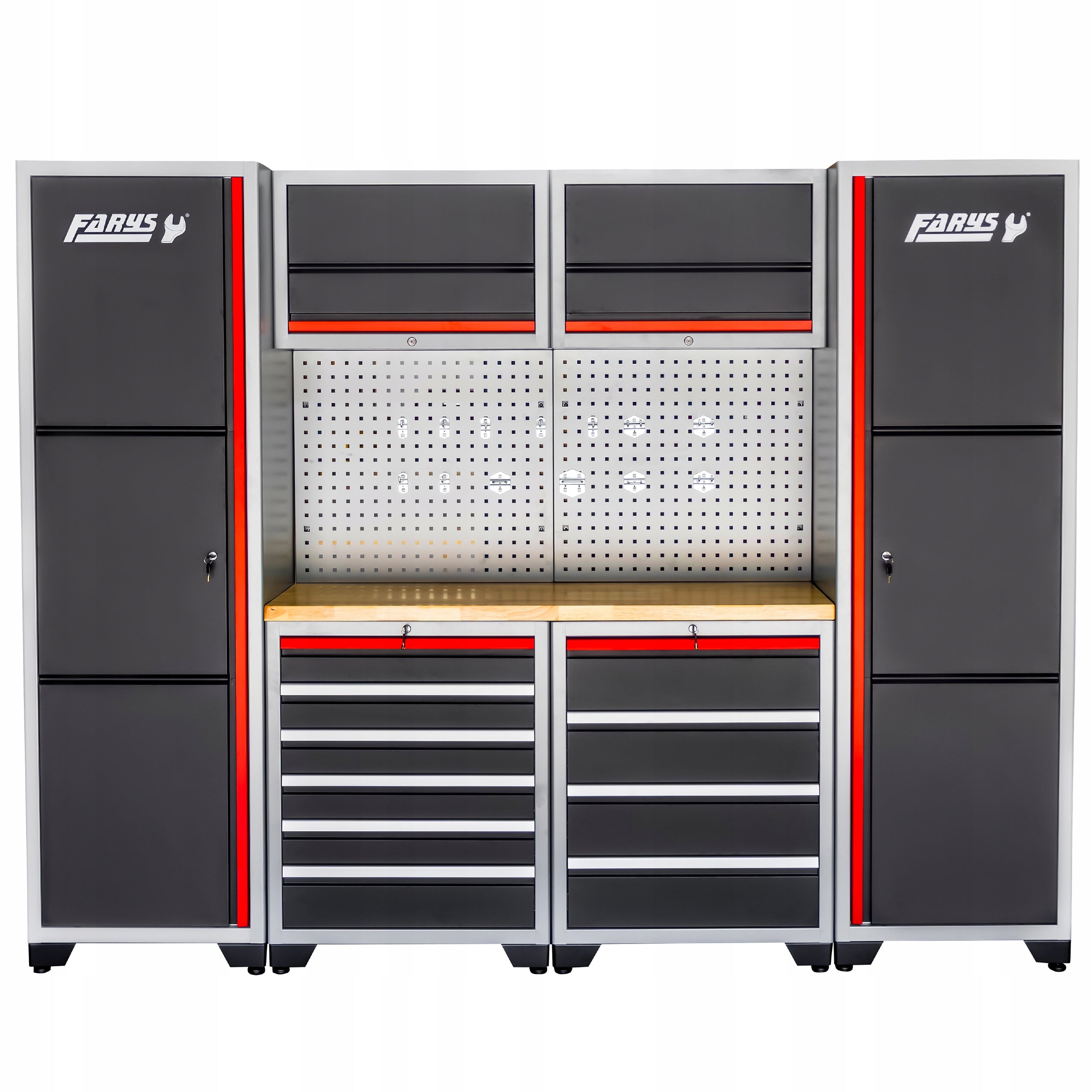 WORKSHOP FURNITURE SET WORKSHOP FURNITURE GARAGE TABLE TROLLEY CABINET WARDROBE Brand Farys