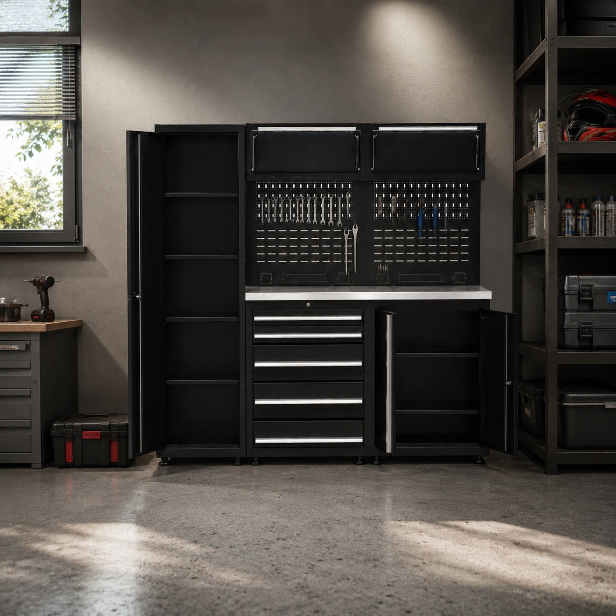 WORKSHOP FURNITURE TOOL CABINET FURNITURE FOR TOOLS XXXL Packaging status original