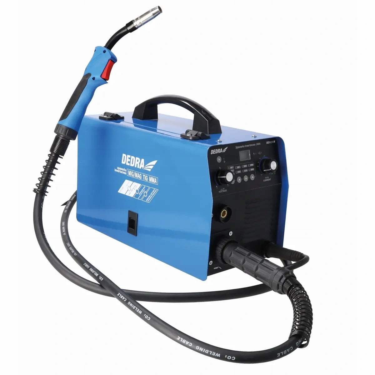 WORKSHOP INVERTER WELDING MACHINE 200A MIG/MAG/TIG/MMA DEDRA DESMI201M