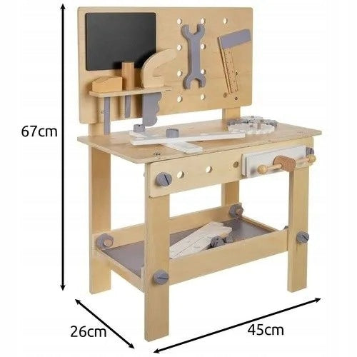 WORKSHOP OF A SMALL DIYER FOR CHILDREN WOODEN + TOOLS ACCESSORIES Manufacturer code 5900779954168