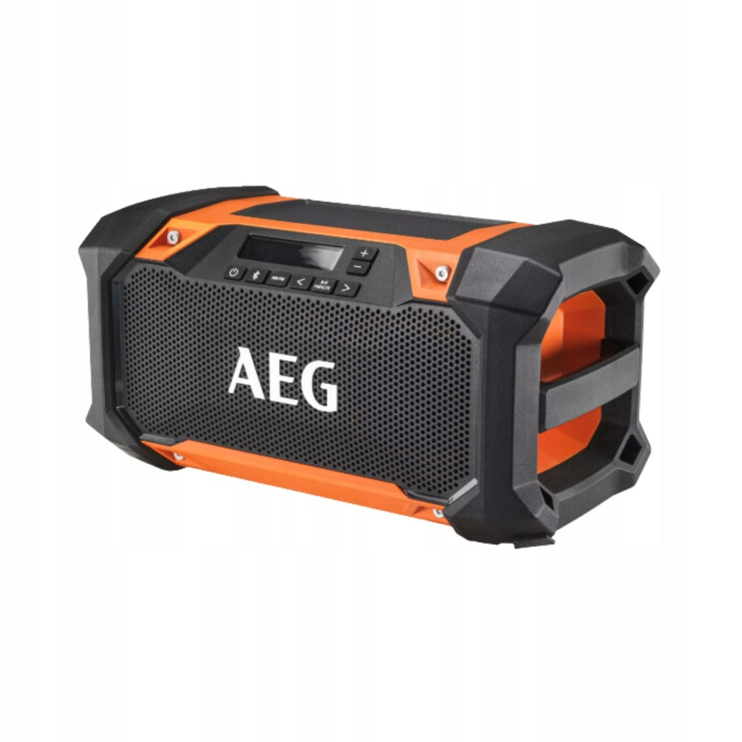 WORKSHOP RADIO CONSTRUCTION BLUETOOTH SPEAKER BATTERY OPERATED Y18V BRSP18-0 AEG