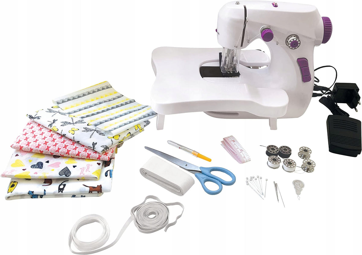 WORKSHOP SEWING MACHINE FOR CHILDREN 5 MATERIALS ACCESSORIES LEXIBOOK