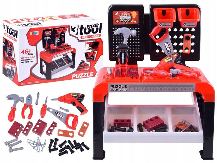 WORKSHOP SMALL DIY TOOL SET FOR CHILDREN 45 el