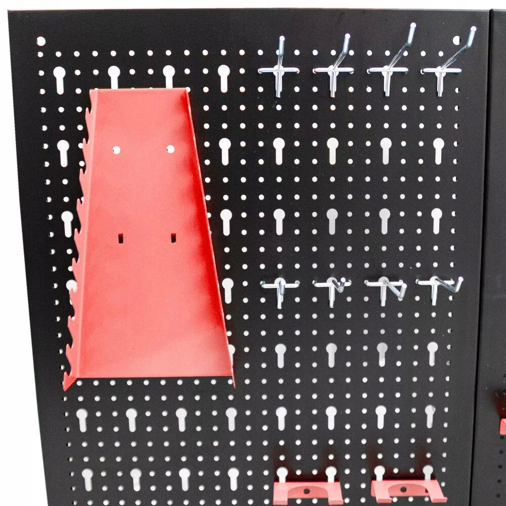WORKSHOP TOOL BOARD METAL WALL 120x60 FOR WORKSHOP GARAGE Brand KMK