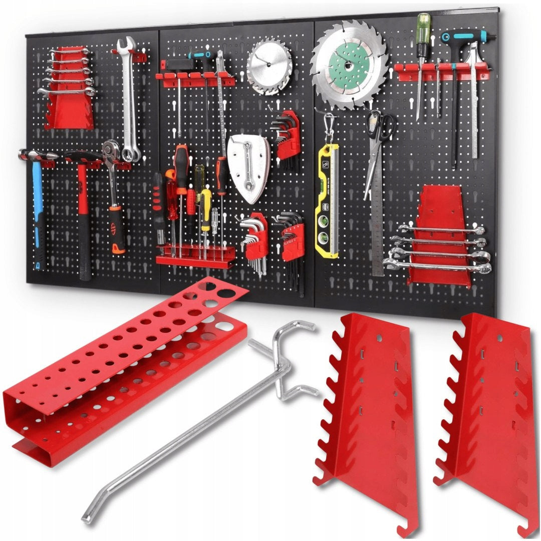 WORKSHOP TOOL BOARD METAL WALL 120x60 FOR WORKSHOP GARAGE Product weight with unit packaging 6.2 kg