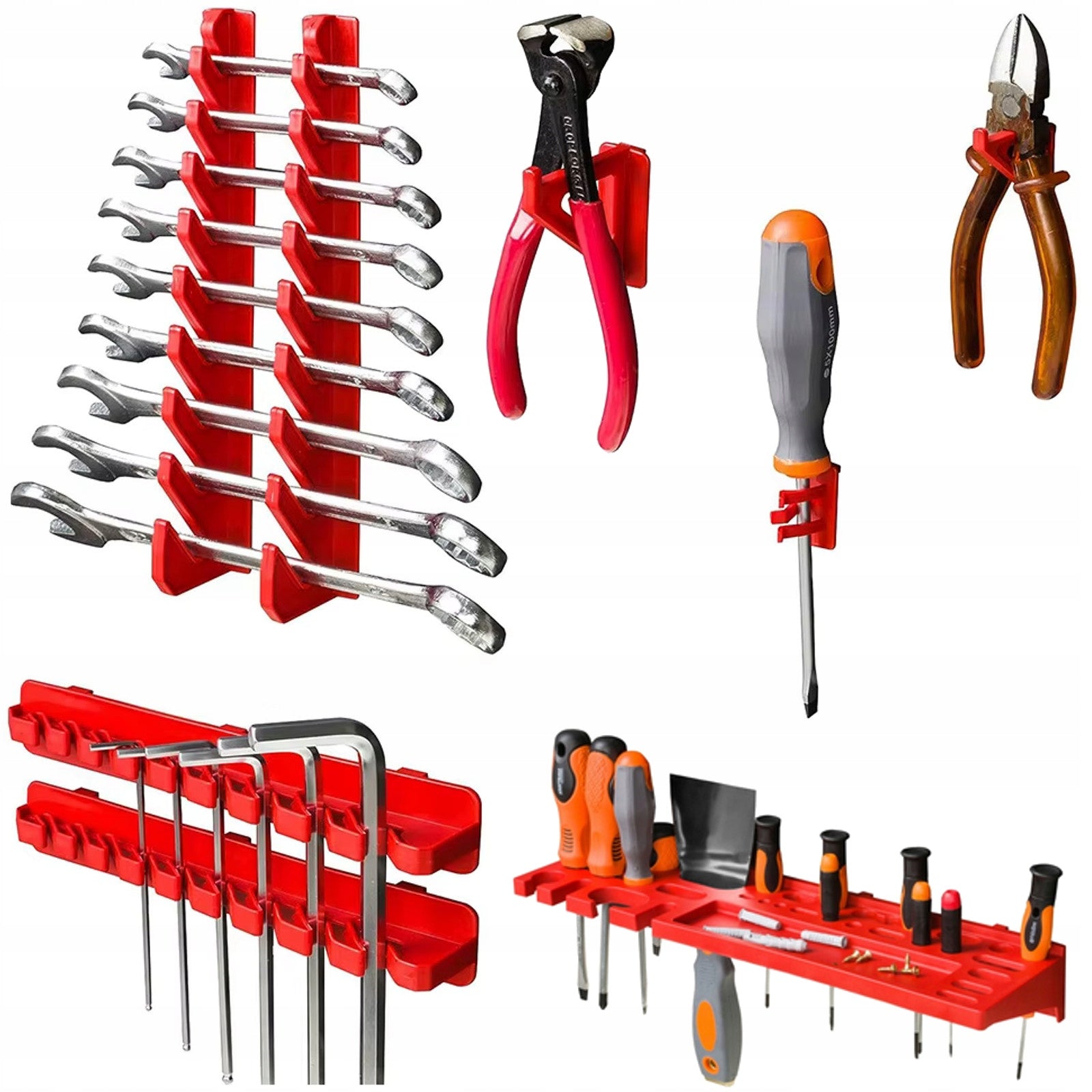 WORKSHOP TOOL BOARD WALL 114x77cm 74 el. Product width 114 cm