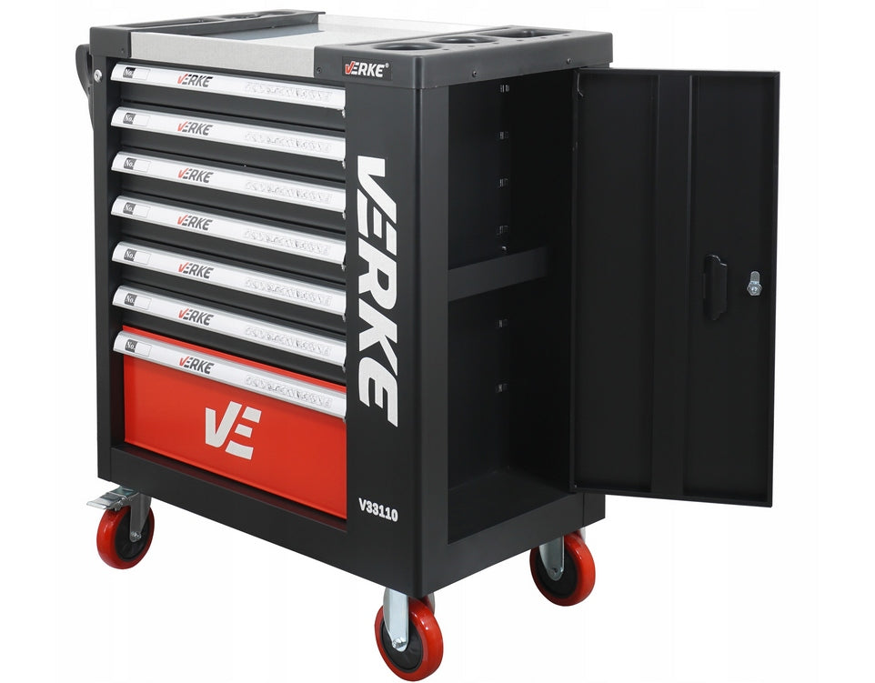WORKSHOP TOOL CABINET SERVICE TOOL TROLLEY WITH TOOLS 298 Accessories included yes