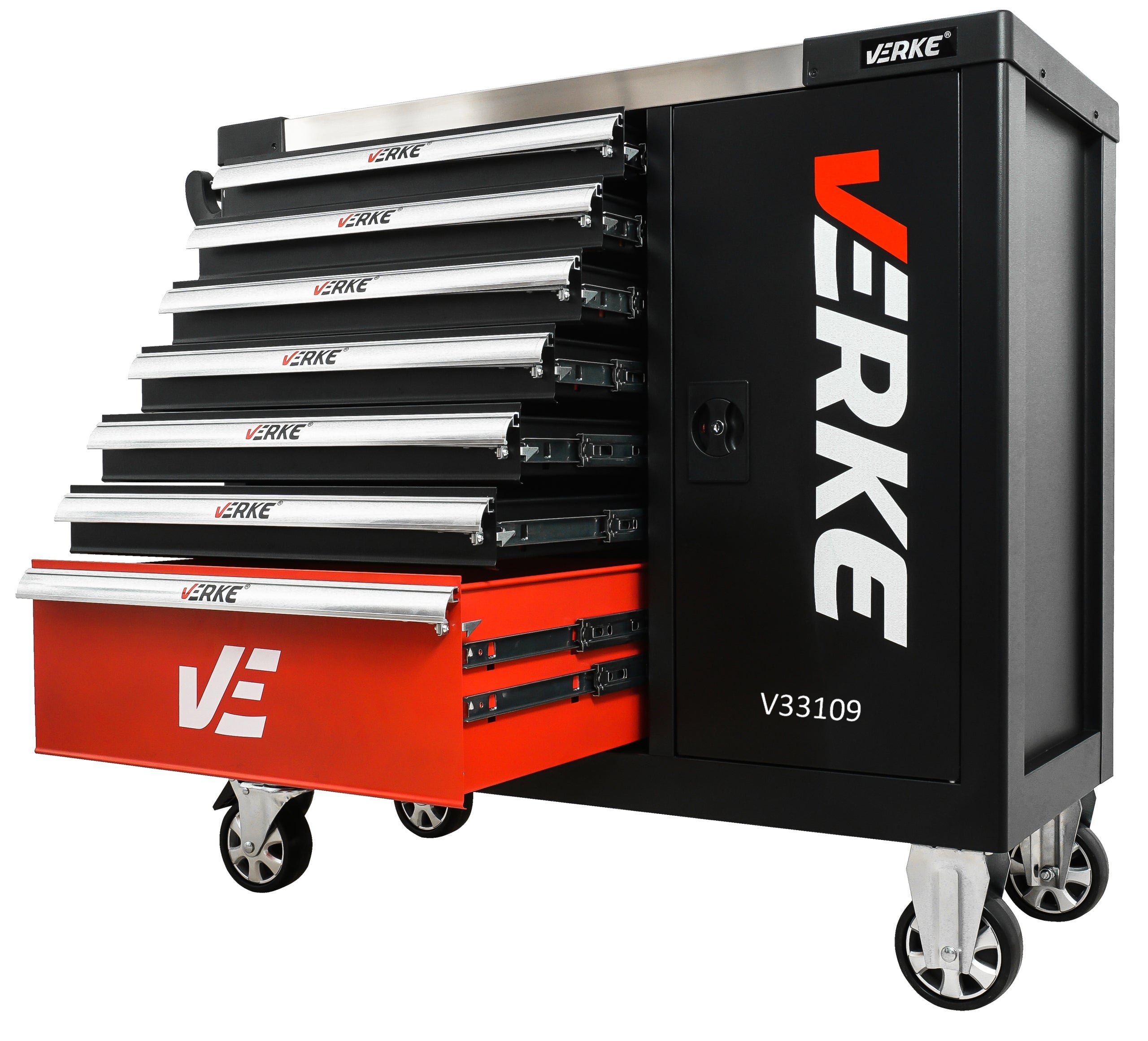 WORKSHOP TOOL CABINET SERVICE TOOL TROLLEY WITH TOOLS 306 Brand Verke