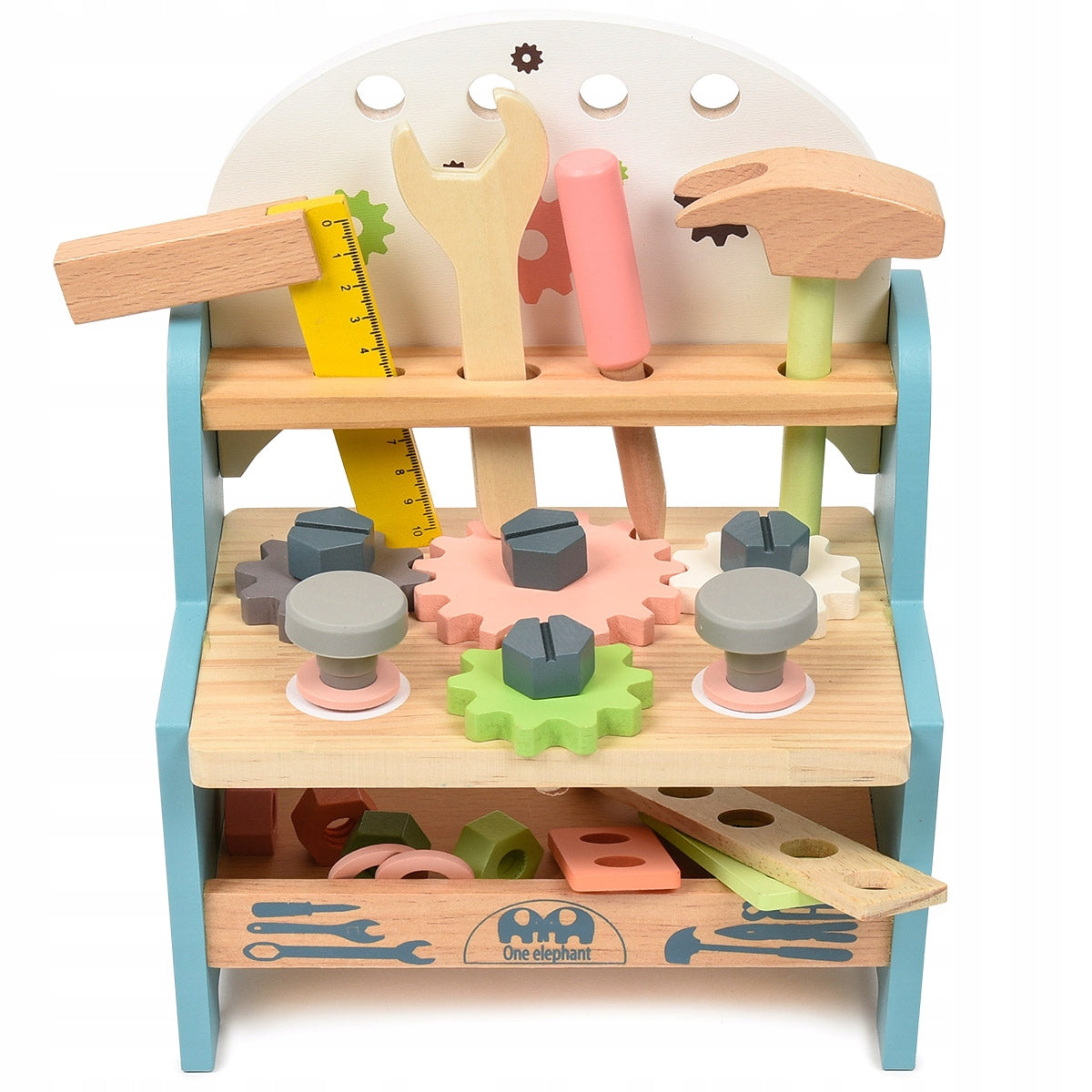 WORKSHOP WOODEN DIY TOOL SET Color multicolor