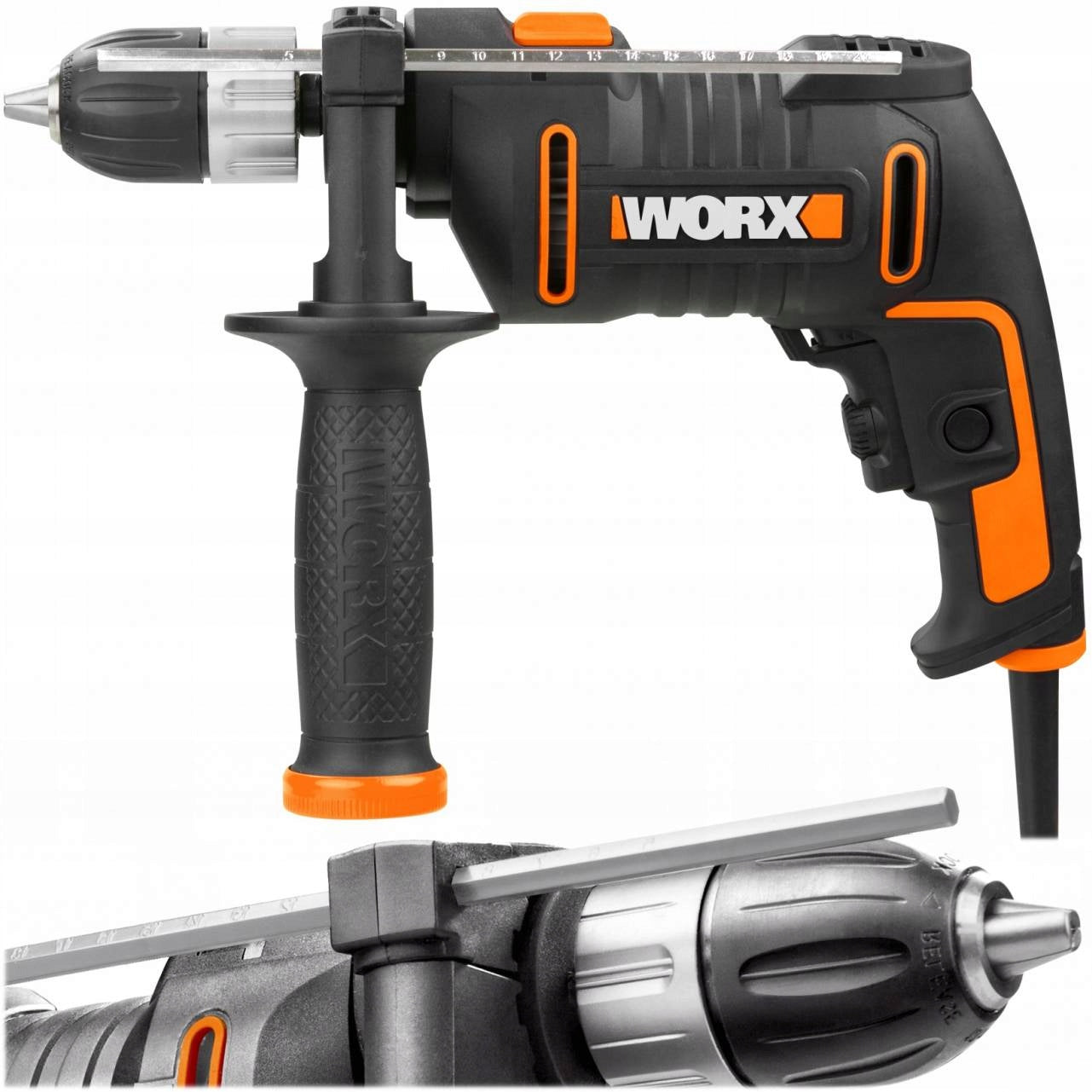 WORX IMPACT DRILL 600W 13MM CASE WX317.2