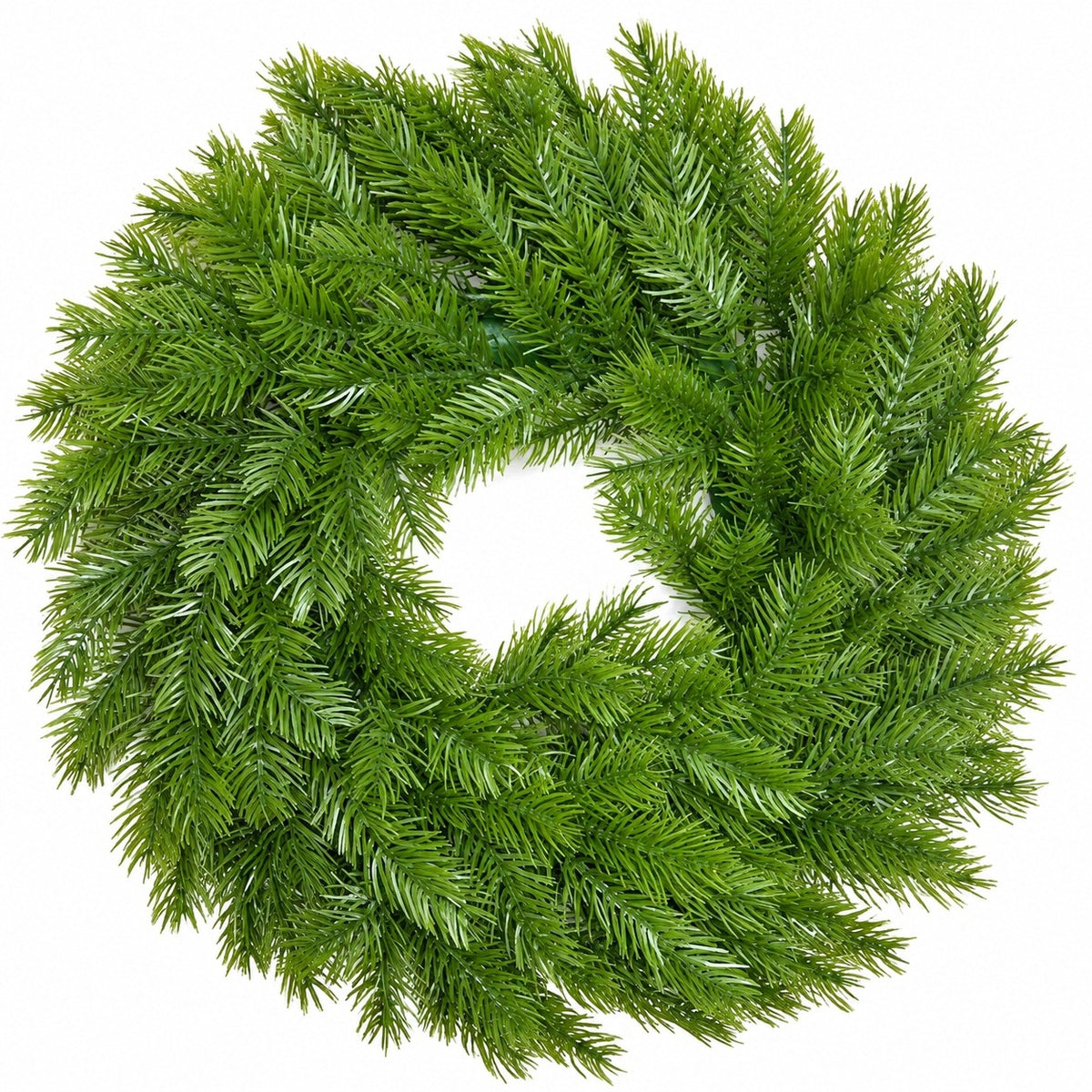 WREATH CONIFEROUS Christmas spruce artificial for table DENSE as alive - 35 cm