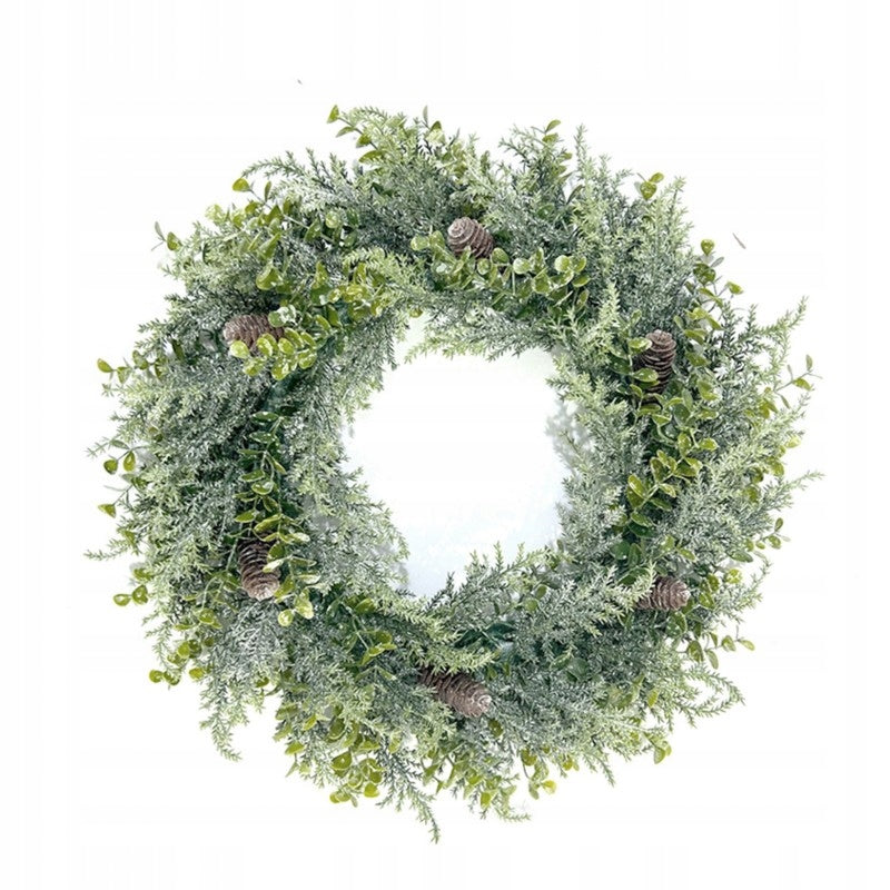 WREATH GARLAND FOR DOOR DECORATIVE AUTUMN REED CHRISTMAS Brand Ecarla