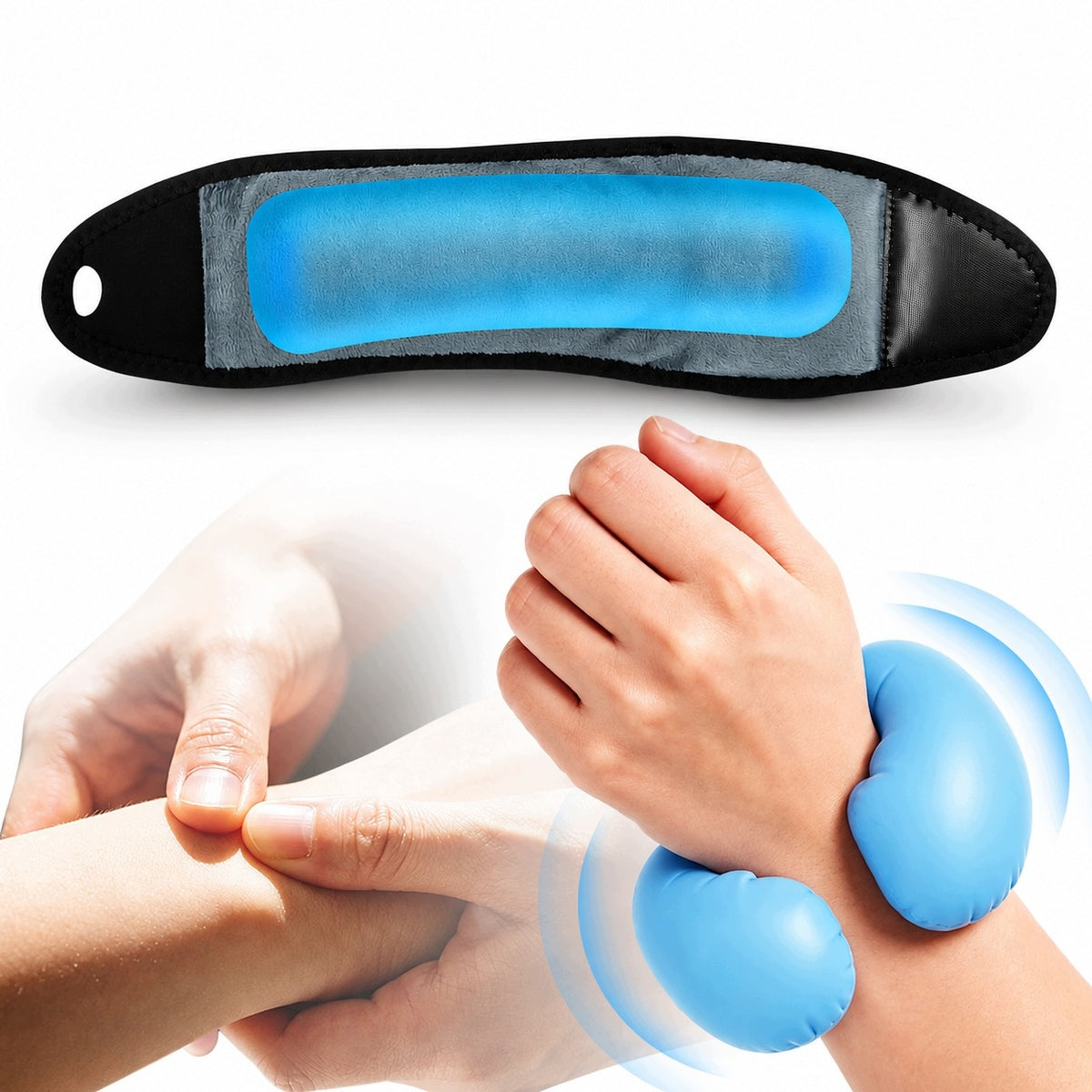 WRIST PRESSURE MASSAGER WITH HEATING – AIR MASSAGE Manufacturer code MASAŻER ORTEZA WIBRACJA bedee