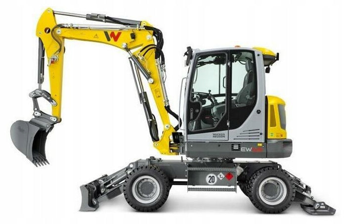 Wacker Neuson excavator. Siku Super