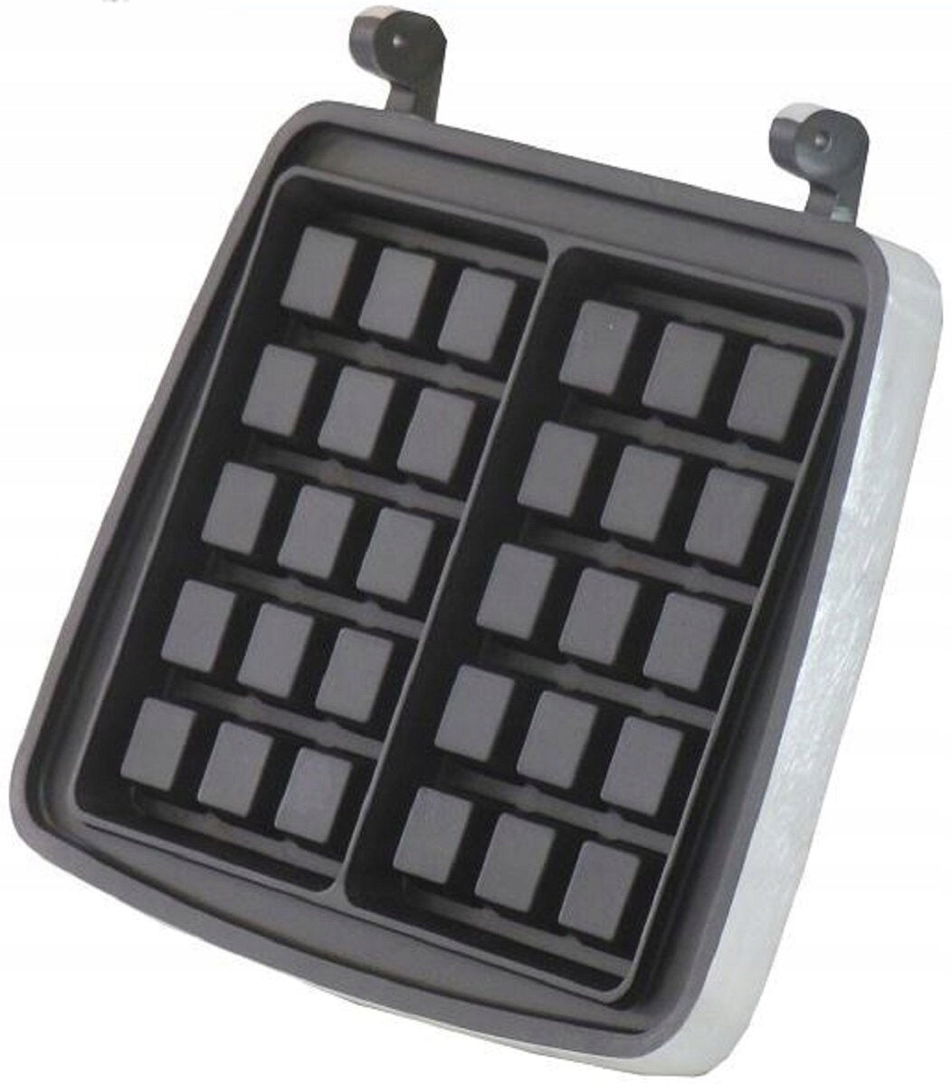 Waffle Iron DEZAL 301.6 XXL Red Power rating 1300 W