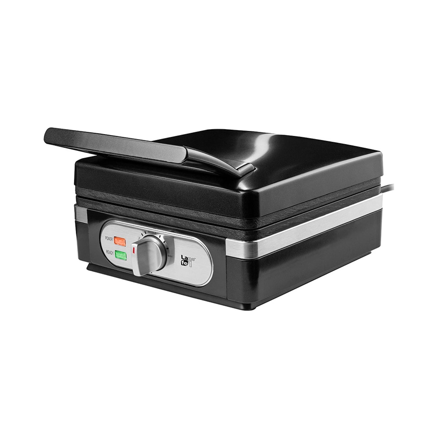 Waffle Iron Lafe WAFFLES NONSTICK ADJUSTMENT STRONG1400 W black Power rating 1400 W