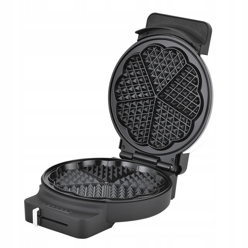 Waffle Iron Scandinavian Heart Maker Zyle 1000W Non-Stick Packaging status original