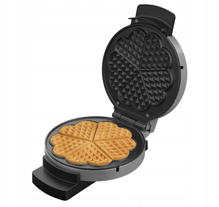 Waffle Maker Heart Waffle Maker Zyle 900W heart Packaging status original