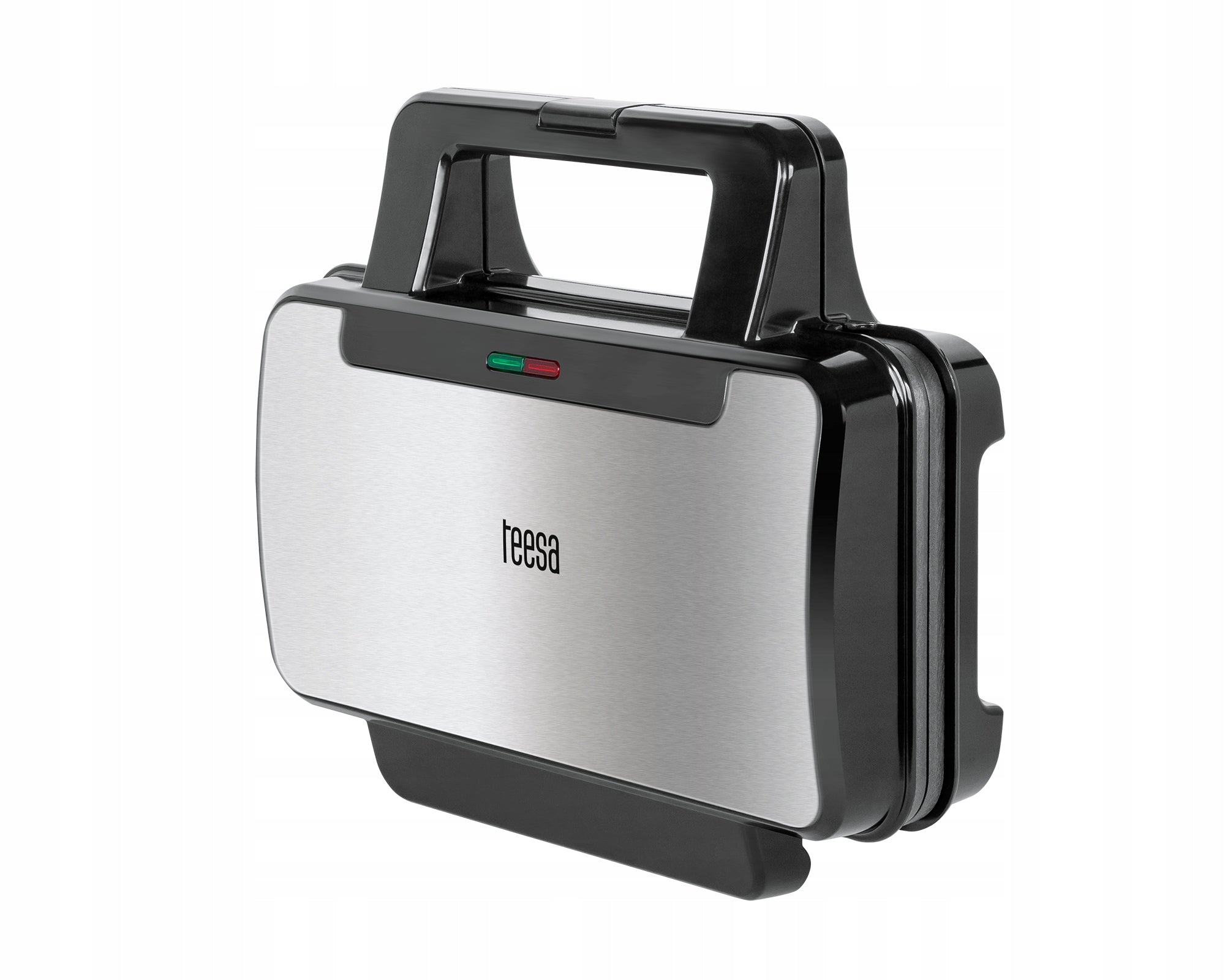 Waffle iron 2 waffles squares 1000W Teesa high power non-stick coating Brand Teesa