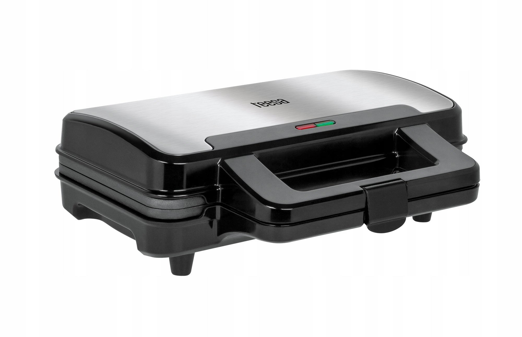 Waffle iron 2 waffles squares 1000W Teesa high power non-stick coating Power rating 1000 W