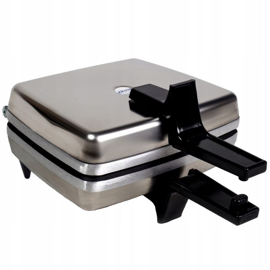Waffle iron Dezal 301.5 INOX 1300W + wooden fork and brush FREEBIE!!!