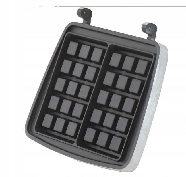 Waffle iron Dezal 301.6B 1300W black + wooden fork and brush FREEBIE! EAN (GTIN) 5905736015784