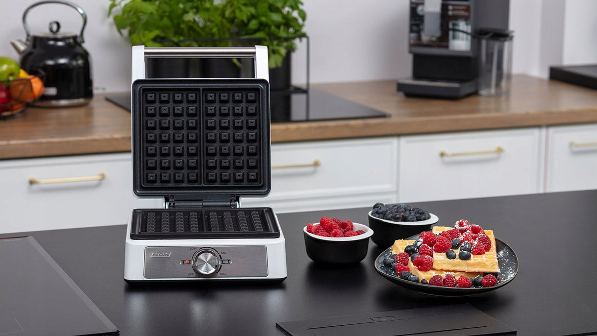 Waffle iron MPM MGO-41 white 1600W high power Packaging status original
