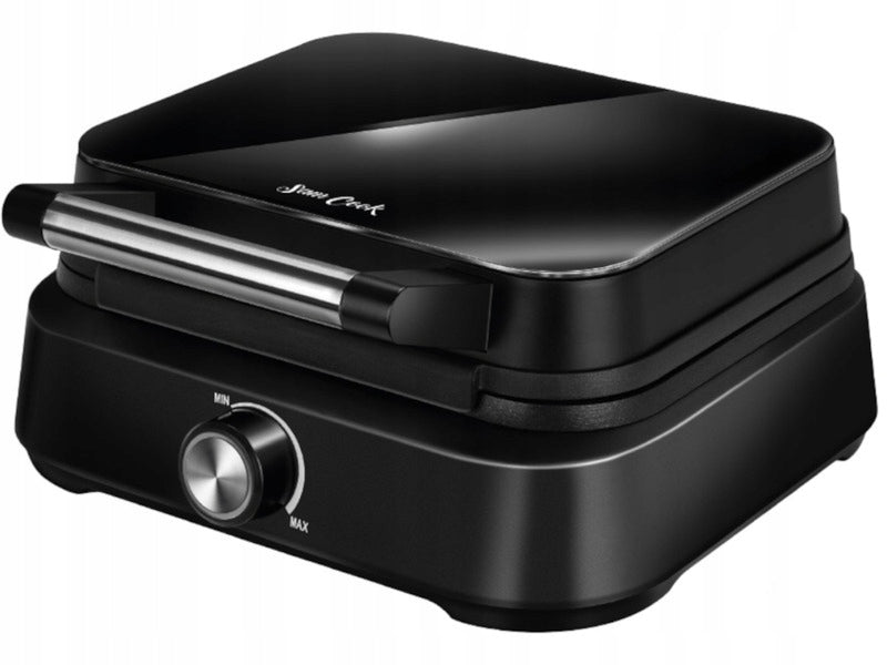Waffle iron SAM COOK PSC-130 GLASS 1500W BLACK