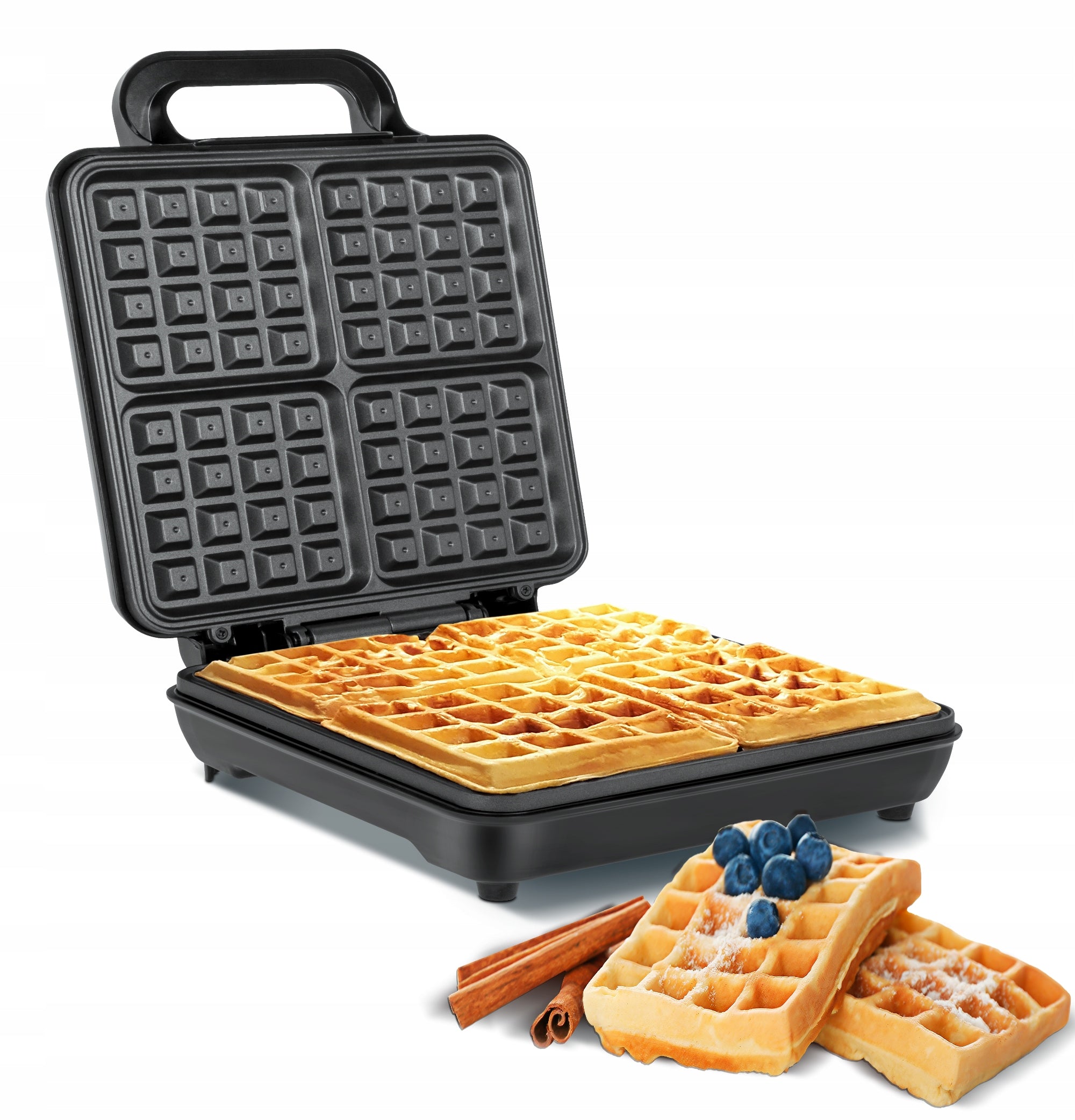 Waffle maker for 4 waffles Teesa TSA3224 non-stick coating XXL 1100W