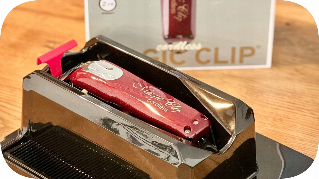 Wahl Magic Clip Cordless PRO Wireless Hair Clipper Dominant color red