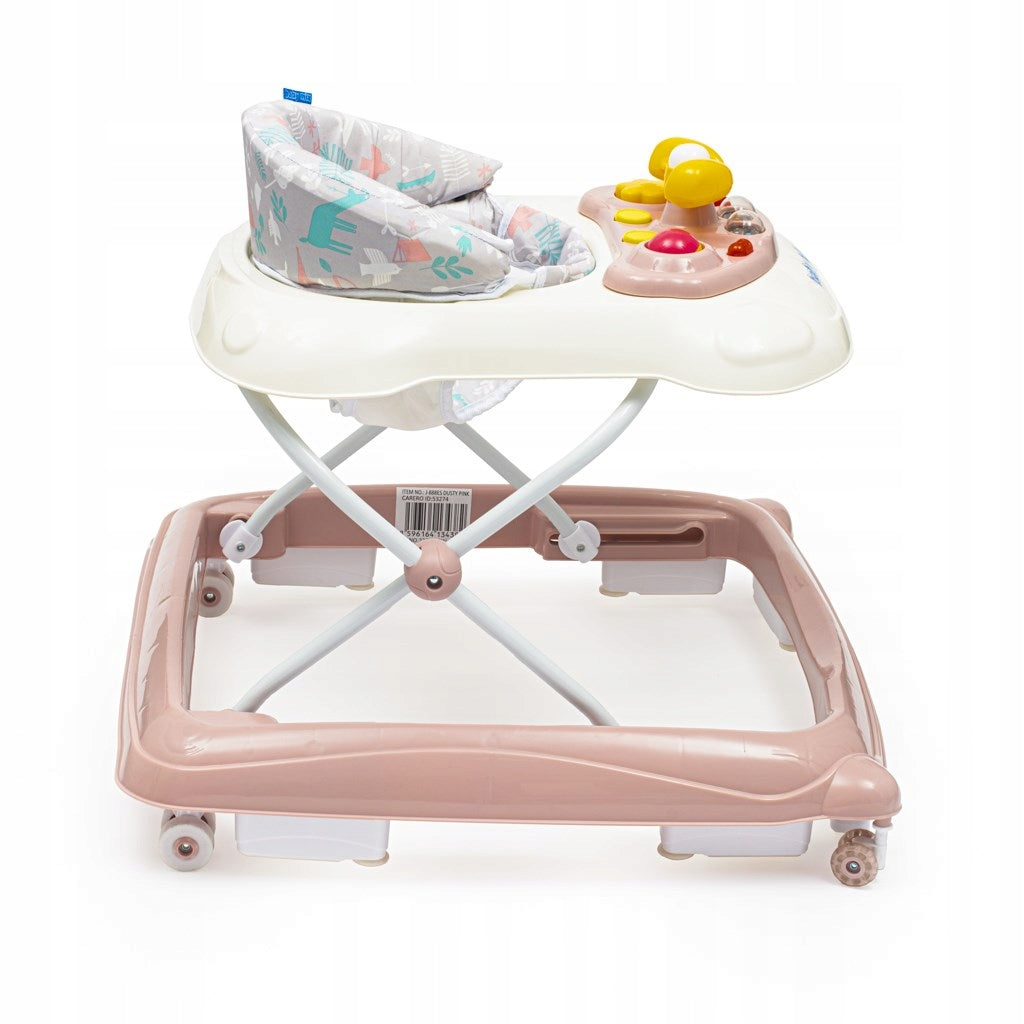Walker Baby Mix with steering wheel and silicone wheels powder pink Brand Baby Mix
