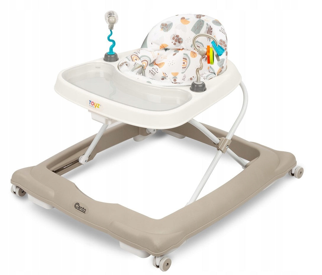 Walker CANTO beige 4 rubber wheels TOYZ CARETERO