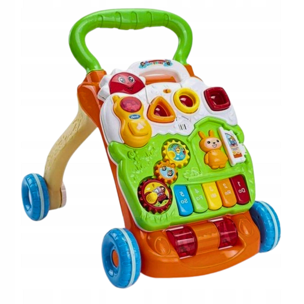 Walker Educational Interactive Pusher for Kids Ride-On Piano Table