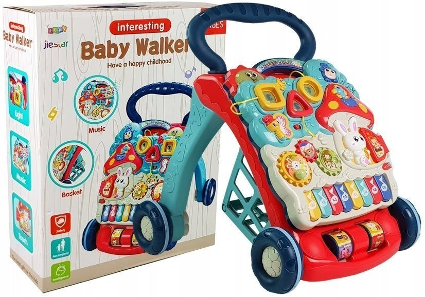 Walker Pusher Animal Numbers Figures Piano