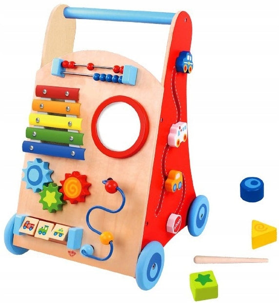 Walker Pusher Multifunctional Educational Panel Brand Tooky Toy
