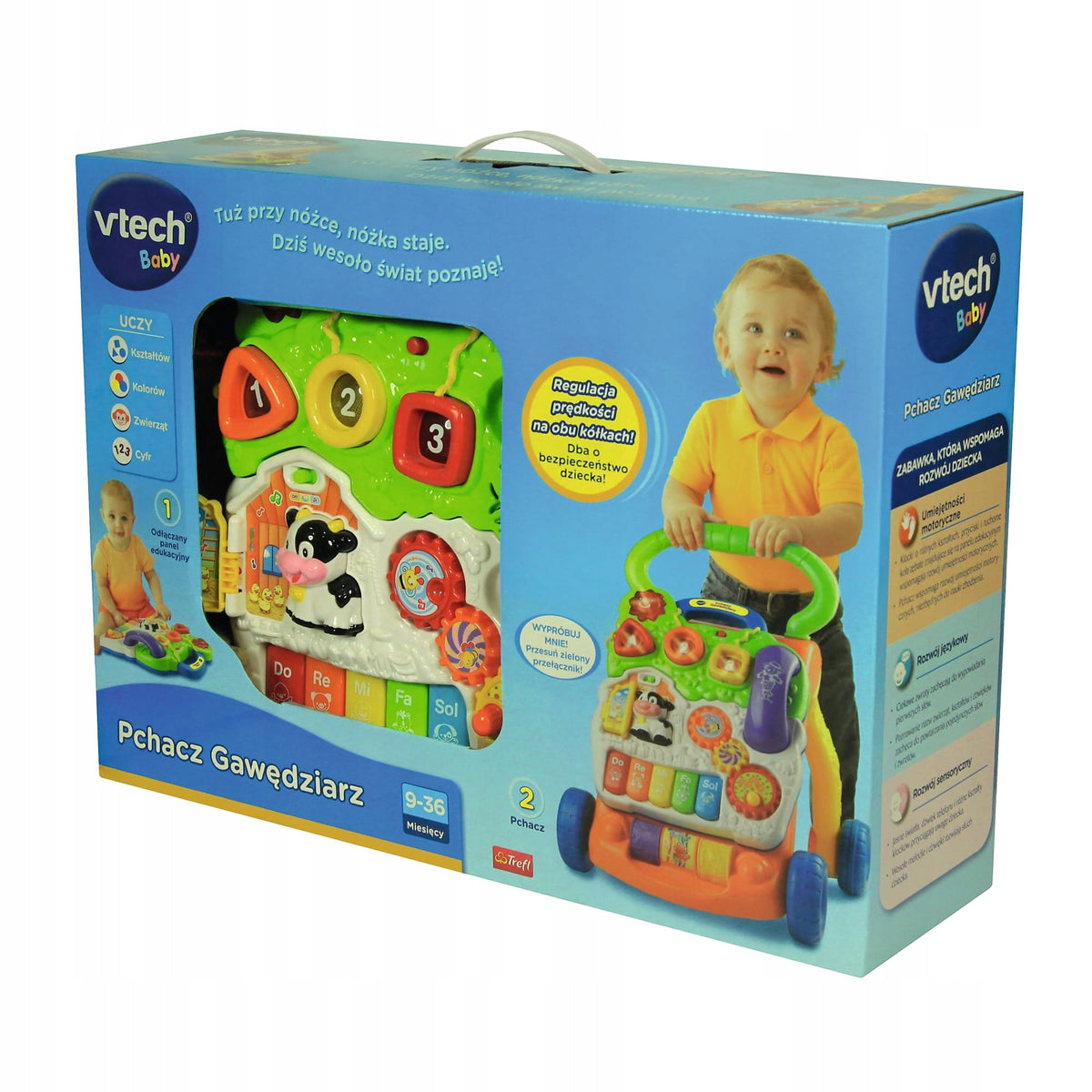 Walker Pusher Storyteller , interactive, educational, toy VTECH Manufacturer code 0770