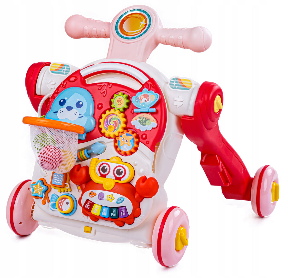 Walker SCOOTER Educational Multifunctional Playing Pusher Organ Table Color multicolor