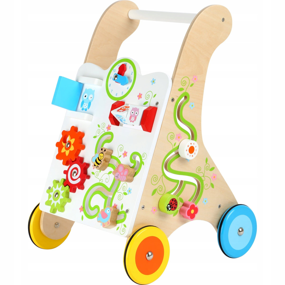 Walker pusher for learning to walk wooden toy Small Foot 10745 Manufacturer code 10745